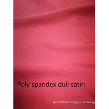 Woven Polyester Spandex Dull Satin Fake Acetate Fabric